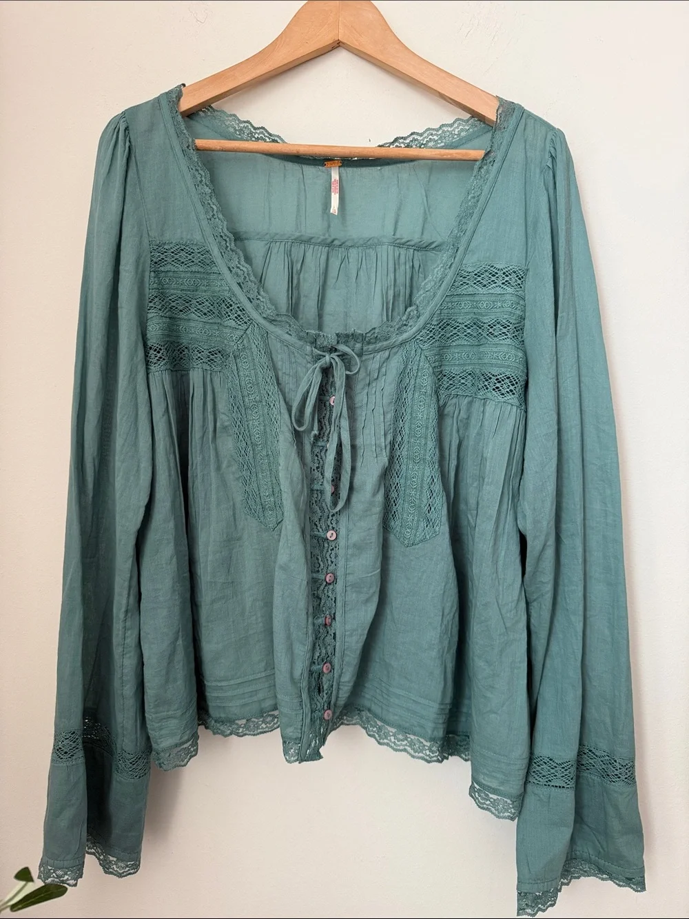 Free People lightweight teal